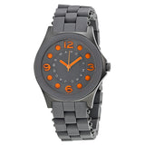 Marc Jacobs Pelly Grey Dial Grey Silicone Strap Watch for Women - MBM2589 Authentic Buy Shop Now