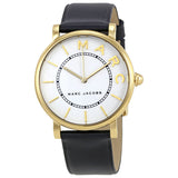 Marc Jacobs Roxy White Dial Black Leather Strap Watch for Women - MJ1532 Authentic Buy Shop Now