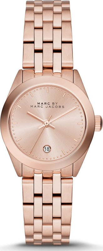Marc Jacobs Peeker Rose Gold Dial Rose Gold Steel Strap Watch for Women - MBM3374 Authentic Buy Shop Now