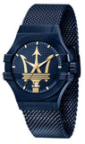 Maserati Potenza Blue Dial Edition 42mm Mesh Bracelet Watch For Men - R8853108008 Authentic Buy Shop Now
