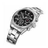Maserati Competizione Chronograph Black Dial Silver Steel Strap Watch For Men - R8853100012 Authentic Buy Shop Now