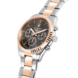 Maserati Competizione Analog Black Dial Two Tone Stainless Steel Strap Watch For Men - R8853100020 Authentic Buy Shop Now