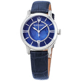 Maserati Epoca Blue Dial Blue Leather Strap Watch For Women - R8851118502 Authentic Buy Shop Now