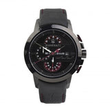 Maserati Ingegno Chronograph Black Dial Black Leather Strap Watch For Men - R8871619003 Authentic Buy Shop Now