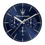 Maserati Epoca Chronograph Blue Dial Silver Steel Strap Watch For Men - R8873618024 Authentic Buy Shop Now