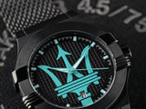 Maserati Potenza Aqua Edition Black Dial Black Mesh Strap Watch For Men - R8853144002 Authentic Buy Shop Now