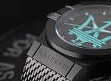 Maserati Potenza Aqua Edition Black Dial Black Mesh Bracelet Watch For Men - R8853144002 Authentic Buy Shop Now