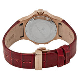 Maserati Potenza Silver Dial Red Leather Strap Watch For Women - R8851108501 Authentic Buy Shop Now