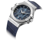 Maserati Potenza Blue Dial Blue Leather Strap Watch For Men - R8851108015 Authentic Buy Shop Now