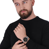 Maserati Epoca Chronograph Black Dial Silver Steel Strap Watch For Men - R8873618017 Authentic Buy Shop Now