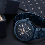 Maserati Stile Chronograph Blue Dial Blue Steel Strap Watch For Men - R8873642008 Authentic Buy Shop Now