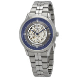 Maserati Ricordo Automatic Skeleton Silver Dial Silver Steel Strap Watch For Men - R8823133005 Authentic Buy Shop Now