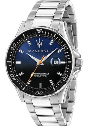 Maserati SFIDA Quartz Bue Dial Stainless Steel Watch For Men - R8853140001 Authentic Buy Shop Now
