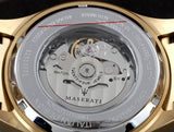 Maserati SFIDA Black Dial Yellow Gold Toned Stainless Steel Watch For Men - R8823140003 Authentic Buy Shop Now