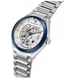 Maserati Triconic Automatic Skeleton Grey Dial Silver Steel Strap Watch For Men - R8823139002 Authentic Buy Shop Now