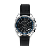 Maserati Trimarano Chronograph Black Dial Black Leather Strap Watch For Men - R8871632001 Authentic Buy Shop Now