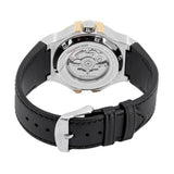 Maserati Potenza Automatic Skeleton Grey Dial Black Leather Strap Watch For Men - R8821108037 Authentic Buy Shop Now