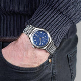 Maserati Triconic Quartz Blue Dial Silver Steel Strap Watch For Men - R8853139002 Authentic Buy Shop Now