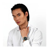 Maserati Competizione Chronograph Black Dial Silver Steel Strap Watch For Men - R8873600008 Authentic Buy Shop Now