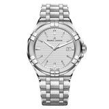 Maurice Lacroix Aikon Date White Dial Silver Steel Strap Watch for Men - AI1008-SS002-131-1 Authentic Buy Shop Now
