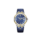 Maurice Lacroix Aikon Blue Dial Blue Leather Strap Watch for Men - AI1008-PVY11-432-1 Authentic Buy Shop Now