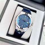 Maurice Lacroix Aikon Automatic Blue Dial Blue Leather Strap Watch For Men - AI6008-ss001-430-1 Authentic Buy Shop Now