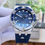 Maurice Lacroix Aikon Venturer Blue Dial Blue Rubber Strap Watch for Men - AI6058-SS001-430-1 Authentic Buy Shop Now