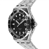Maurice Lacroix Aikon Venturer Black Dial Silver Steel Strap Watch for Men - AI6058-SS002-330-1 Authentic Buy Shop Now