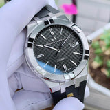 Maurice Lacroix Aikon Automatic Black Dial Black Rubber Strap Watch For Men - AI6008-SS000-330-2 Authentic Buy Shop Now