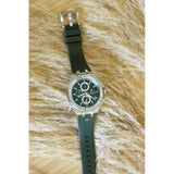 Maurice Lacroix Aikon Chronograph Green Dial Green Rubber Strap Watch for Men - AI1018-SS000-630-5 Authentic Buy Shop Now