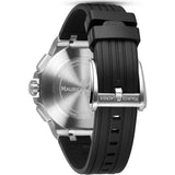 Maurice Lacroix Aikon Automatic Chronograph Black Dial Black Leather Strap Watch for Men - AI1808-SS000-330-2 Authentic Buy Shop Now