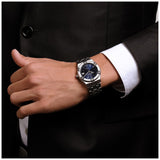 Maurice Lacroix Aikon Chronograph Blue Dial Silver Steel Strap Watch for Men - AI1018-SS002-430-1 Authentic Buy Shop Now