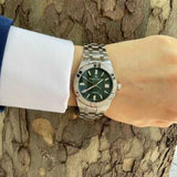 Maurice Lacroix Aikon Automatic Green Dial Silver Steel Strap Watch for Men - AI1807-SS002-630-1 Authentic Buy Shop Now