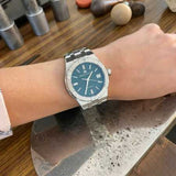 Maurice Lacroix Aikon Automatic Green Dial Silver Steel Strap Watch for Men - AI1807-SS002-630-1 Authentic Buy Shop Now
