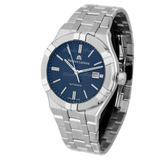 Maurice Lacroix Aikon Automatic Blue Dial Silver Steel Strap Watch For Men - AI6008-SS002-430-1 Authentic Buy Shop Now