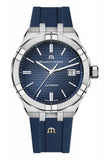 Maurice Lacroix Aikon Automatic Blue Dial Blue Rubber Strap Watch for Men - AI11808-SS000B-430-4 Authentic Buy Shop Now