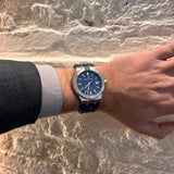 Maurice Lacroix Aikon Automatic Blue Dial Blue Rubber Strap Watch for Men - AI11808-SS000B-430-4 Authentic Buy Shop Now