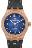 Maurice Lacroix Aikon Date Limited Edition Blue Dial Blue Leather Strap Watch For Men - AI1028-BRZ01-420-1 Authentic Buy Shop Now