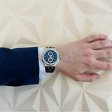 Maurice Lacroix Aikon Chronograph Black Dial Black Leather Strap Watch for Men - AI1018-SS001-330-2 Authentic Buy Shop Now