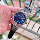 Maurice Lacroix Aikon Automatic Blue Dial Blue Leather Strap Watch For Men - AI6008-ss001-430-1 Authentic Buy Shop Now