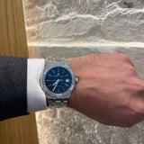 Maurice Lacroix Aikon Date Quartz Black Dial Silver Steel Strap Watch for Men - AI1108-SS002-330-1 Authentic Buy Shop Now