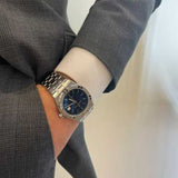 Maurice Lacroix Aikon Date Quartz Black Dial Silver Steel Strap Watch for Men - AI1108-SS002-330-1 Authentic Buy Shop Now