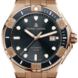 Maurice Lacroix Aikon Venturer Black Dial Black Rubber Strap Watch For Men - AI6058-BRZ0B-330-2 Authentic Buy Shop Now