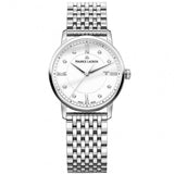 Maurice Lacroix Eliros Date White Dial Silver Steel Strap Watch for Women - EL1094-SS002-150-1 Authentic Buy Shop Now