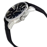 Maurice Lacroix Pontos Date Automatic Black Dial Black Leather Strap Watch For Men - PT6148-SS001-330 Authentic Buy Shop Now
