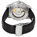 Maurice Lacroix Pontos Date Automatic Black Dial Black Leather Strap Watch For Men - PT6148-SS001-330 Authentic Buy Shop Now