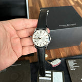 Maurice Lacroix Pontos Silver Dial Black Leather Strap Watch For Men - PT6148-SS001-131 Authentic Buy Shop Now