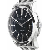 Maurice Lacroix Pontos Date Automatic Black Dial Silver Steel Strap Watch For Men - PT6148-SS002-330 Authentic Buy Shop Now
