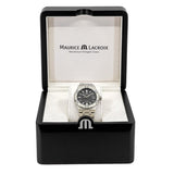 Maurice Lacroix Aikon Automatic Black Dial Silver Steel Strap Watch For Men - AI6008-SS002-330-1 Authentic Buy Shop Now