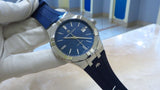 Maurice Lacroix Aikon Automatic Blue Dial Blue Rubber Strap Watch for Men - AI11808-SS000B-430-4 Authentic Buy Shop Now
